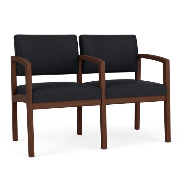 Lesro Lenox 2 Seat Tandem Seating W/ Arm, 44 in W 26 in L 31.5 in H LW2103 - main